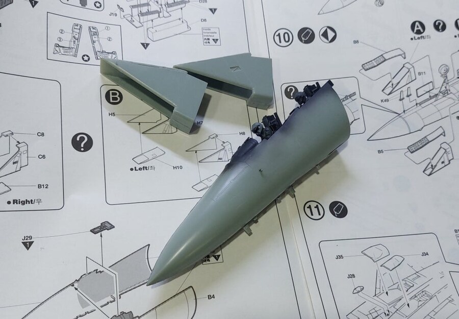 [미사일을 위하여 만들어본 항공기] 1/48 F15K with Taurus._6.jpg