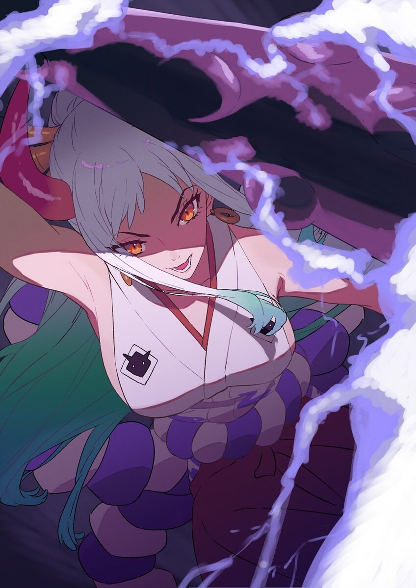 원피스) 야마토 생일 기념 일러스트_1.jpg