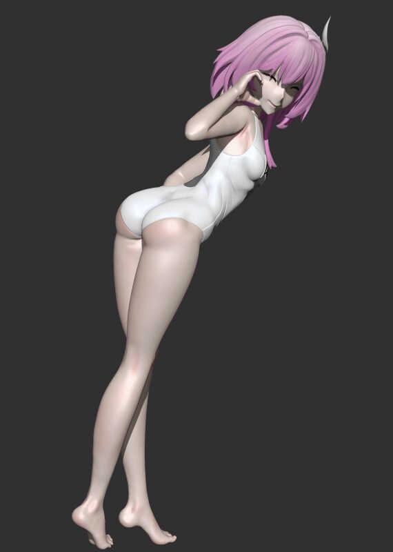 [붕괴: 스타레일] 키레네 수영복 피규어 모델링 (ver. loli 스쿨미즈)_9.png