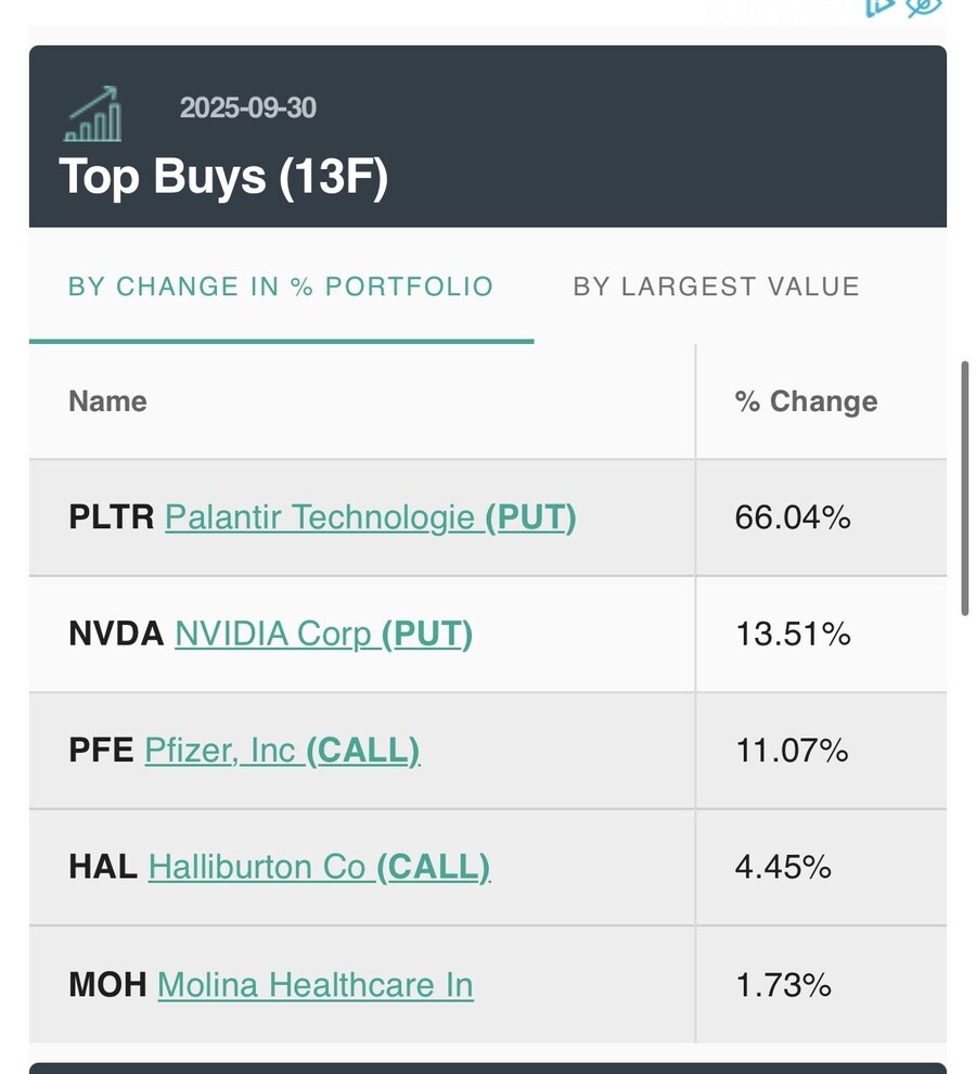 미장) 마이클버리, 3분기 13f 공시_1.jpg