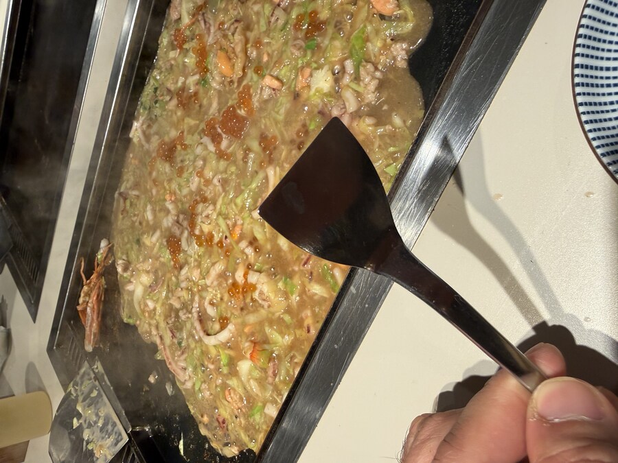 도쿄여행 중 처음 먹어본 몬자야끼_3.jpg