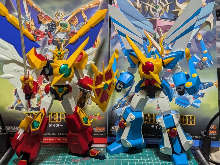 [굿 스마일] MODEROID 다이류오 & 퍼펙트 다이테이오 가조립 사진_3.jpg