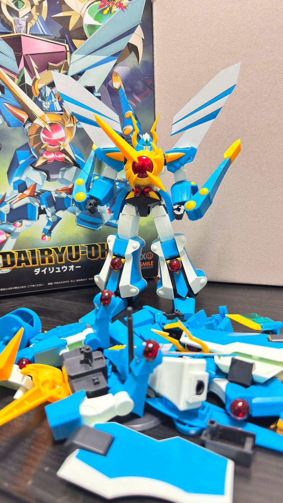 [굿 스마일] MODEROID 다이류오 & 퍼펙트 다이테이오 가조립 사진_9.jpg