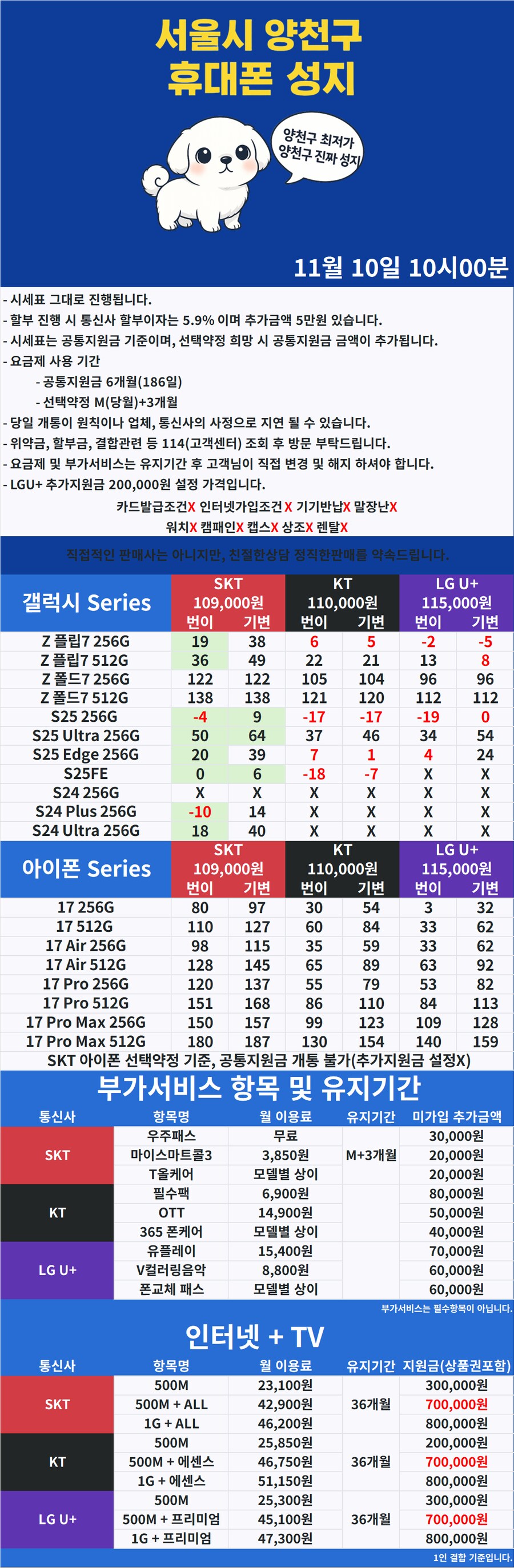 [양천구] 서울시 양천구 휴대폰성지 1등 시세표 [말장난 시 택시비 드림]_1.png