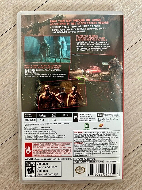 [NS] 더 하우스 오브 더 데드 2 리메이크 임팩트 에디션 패키지_4.jpg