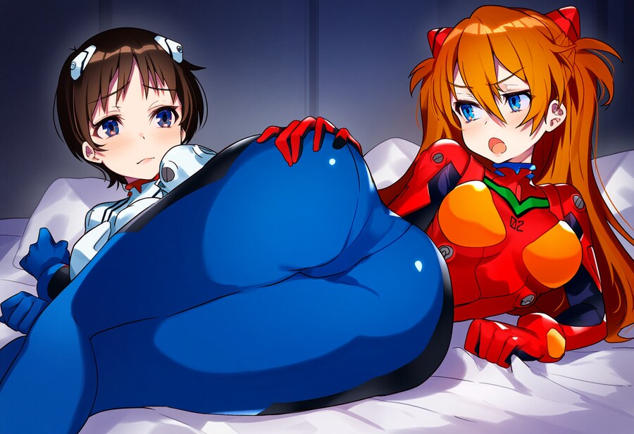 AI) TS당한 신지에게 치근덕 거리는 에반게리온의 아스카_4.png