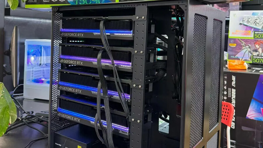 레딧 이용자가 ‘쿼드 RTX 5090’ 구성의 초강력 PC를 제작_1.jpg