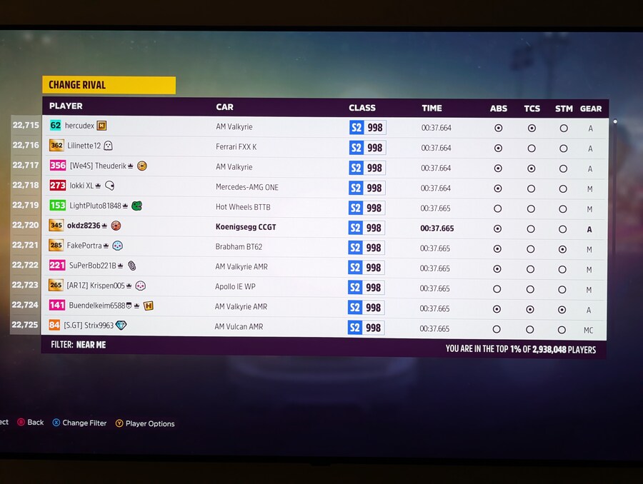 포호5) 라이벌 도로 레이싱 첫번째 써킷 2만2천등에서 벽느낌_1.jpg