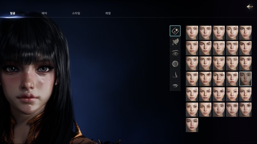 (후방) 아이온2 캐릭터 커스터마이징 옵션: 헤어, 가슴, 체형, 피부 등_3.jpg