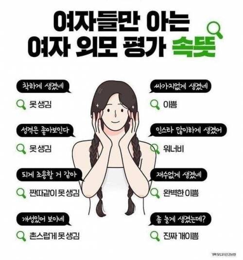 여자들만 아는 여자 외모 평가 속뜻_1.jpg