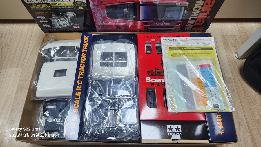 [도색완성] 타미야 1/14 스카니아r620 스케일 RC 트럭_2.jpg