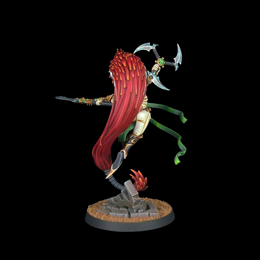 워해머40K] 엘다 하울링 밴시 '제인 자르' 도색 완성._4.jpg