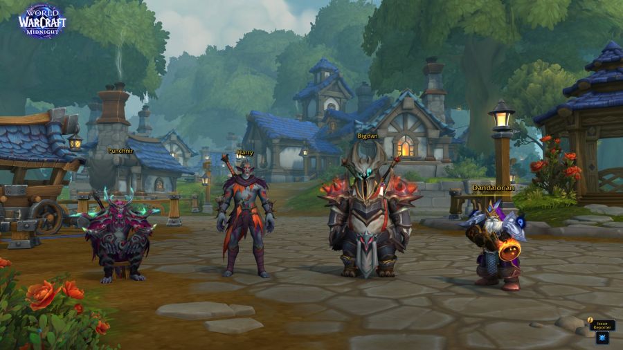 와우 한밤 형변 시 모션 추가, 프리셋, 전투부대 하우징 대기화면_2.jpg