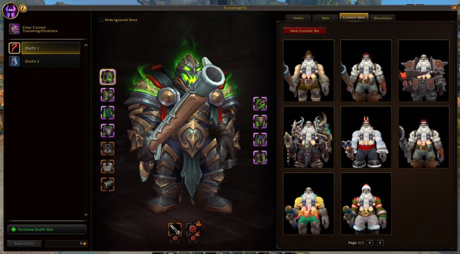 와우 한밤 형변 시 모션 추가, 프리셋, 전투부대 하우징 대기화면_1.jpg