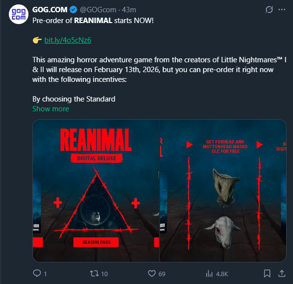 Xbox 파트너 쇼케이스 앞두고 "리애니멀" 출시일 유출_2.webp