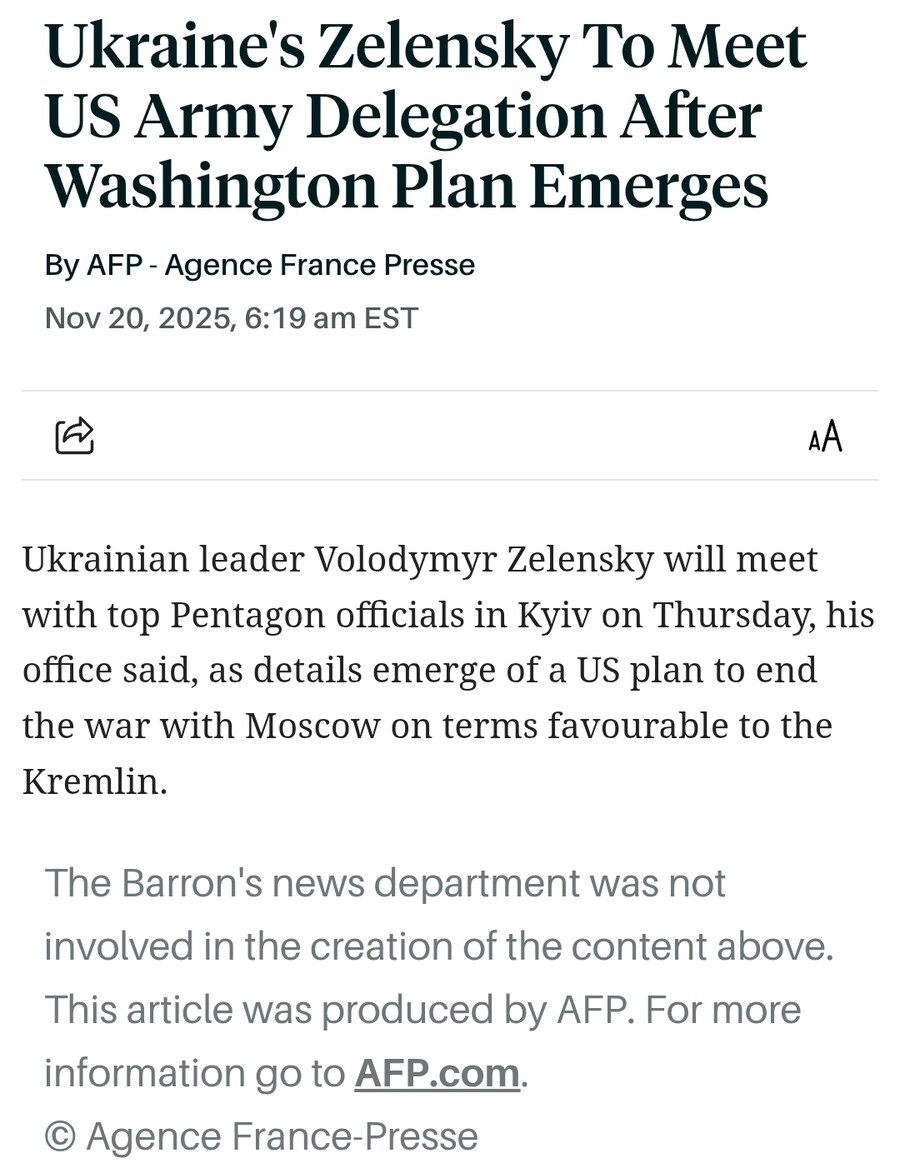 젤렌스키, 미군 대표단 회동 후 새 종전 계획안 전달받아_1.jpg