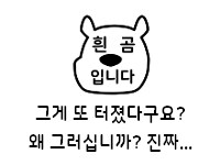 흰곰) 그게 또 터졌다구요? 왜 그러십니까? 진짜..._1.jpg