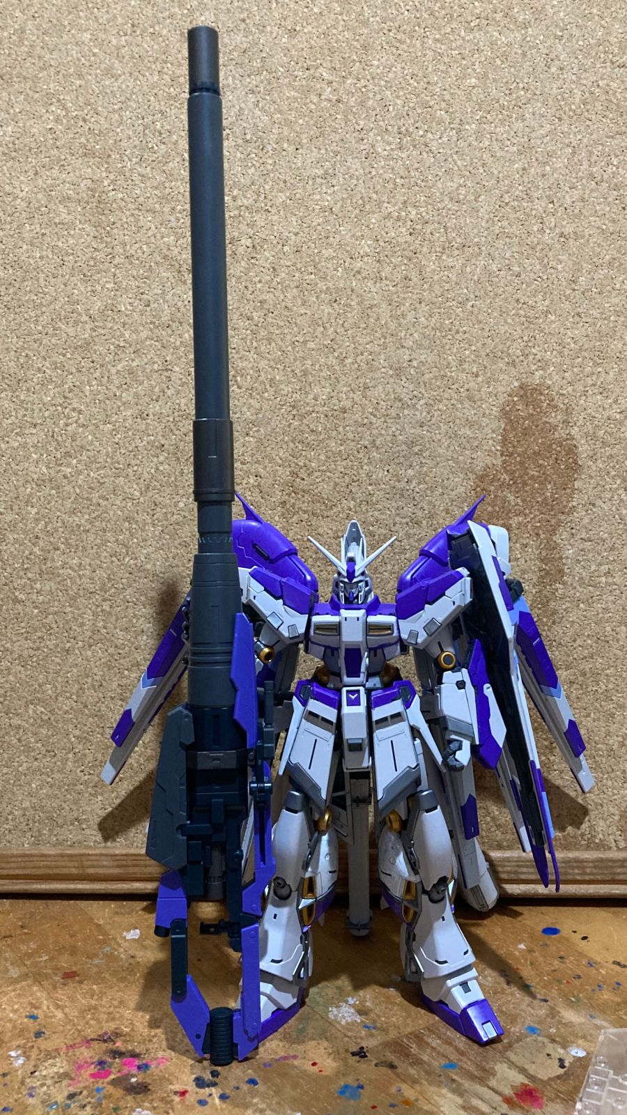 RG 하이뉴 전용 하이퍼 메가 바주카 런처 & 디스플레이 세트 가조립 사진_3.jpg