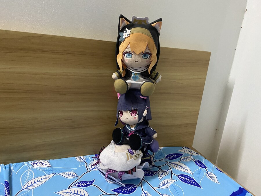 [블루아카] 히나 카즈사 마리 3층 인형탑_1.jpg