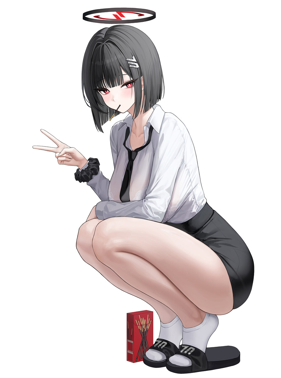 (블루아카) 빼빼로 먹는 리오_1.jpg