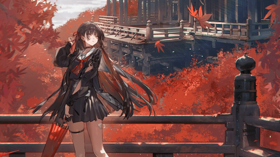 명조 치사 신규 일러스트 및 교토 케이한 철도 콜라보 특별 영상_2.png