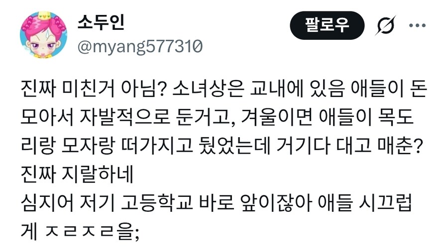 춘천여고 앞에서 위안부 소녀상 철거 집회 근황_4.jpg