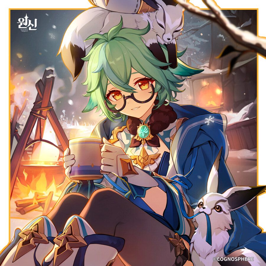 원신 설탕 생일 일러스트, 두린 캐릭터 일화_1.jpg