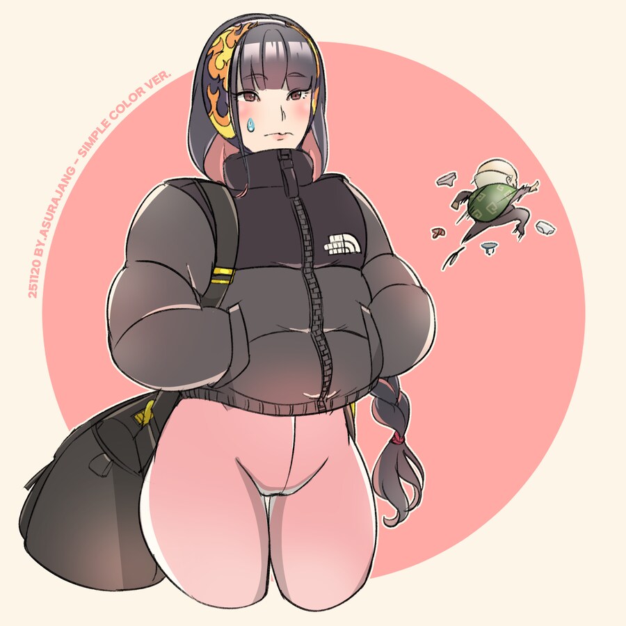 (창작) 핑크 레깅스 근성녀와 11월 그림 결산_2.png