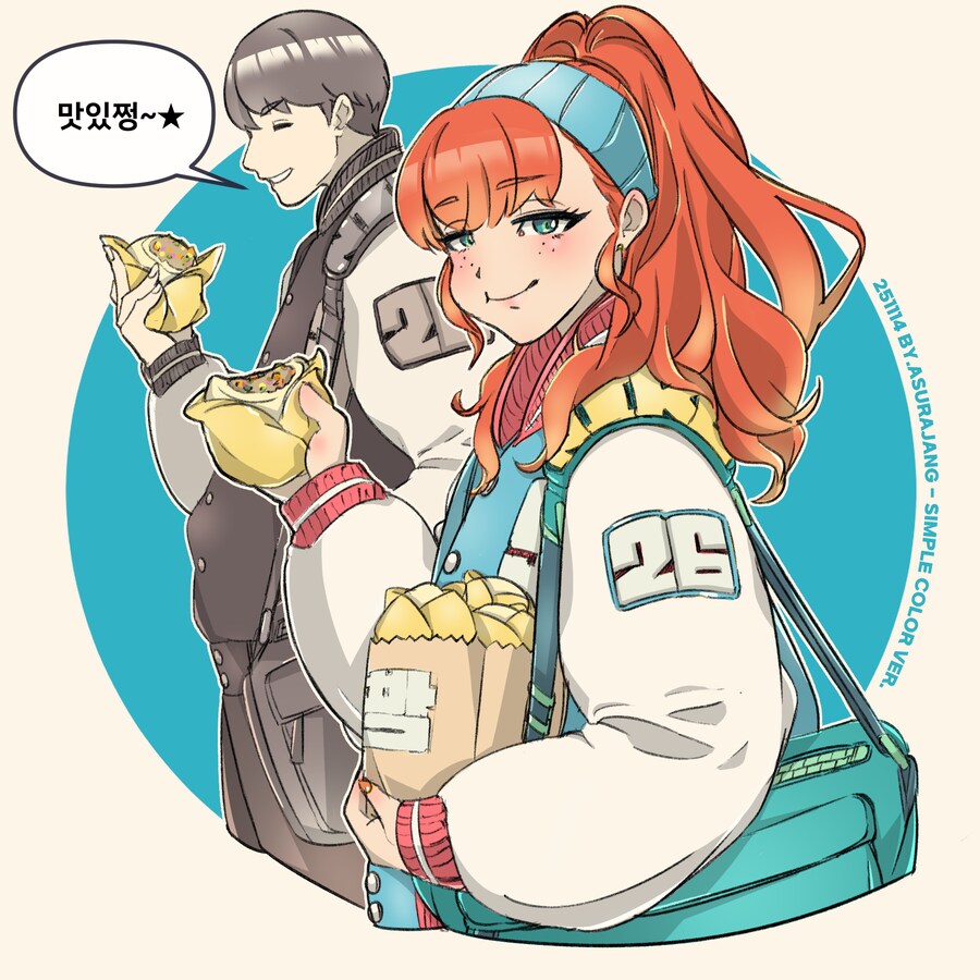 (창작) 핑크 레깅스 근성녀와 11월 그림 결산_10.png