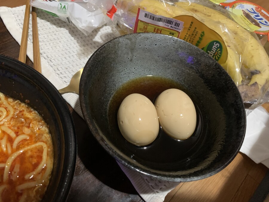 미야자키 카라멘, 맛달걀_4.jpg