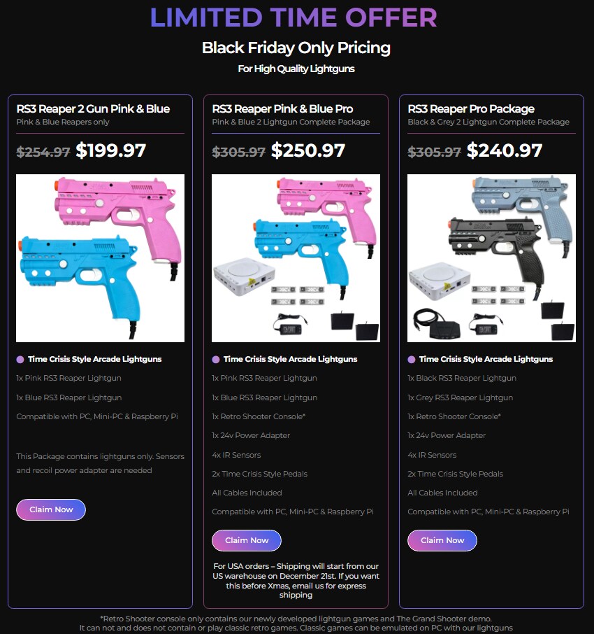 (PC건콘) 레트로 슈터 RS3 Reaper 블랙 프라이 데이 할인중_2.png