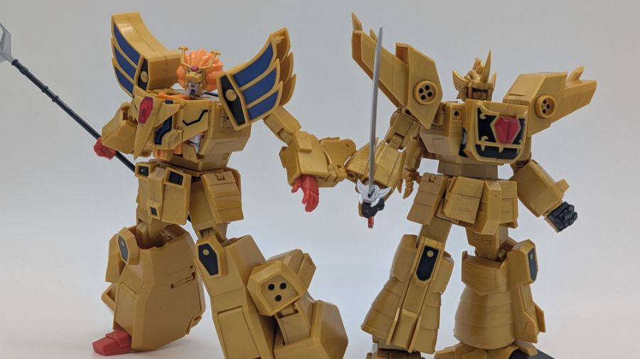 SMP 레온 카이저 & 그레이트 골드란 변형 / 합체 영상 + 가조립 사진_7.jpg