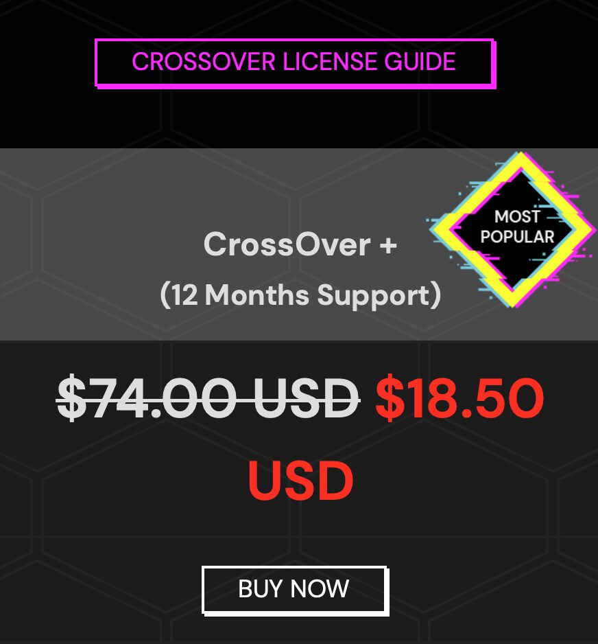 [코드위버스] CrossOver+ Mac 버전 $18.50_1.png
