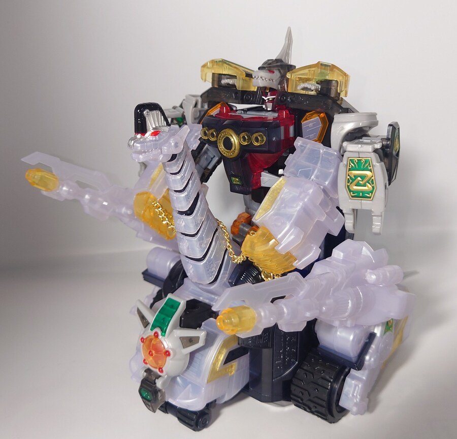 [반다이식완] SMP 공룡전대 쥬렌쟈(쥬레인저) 킹 브라키온 클리어 조립 이미지_6.jpg