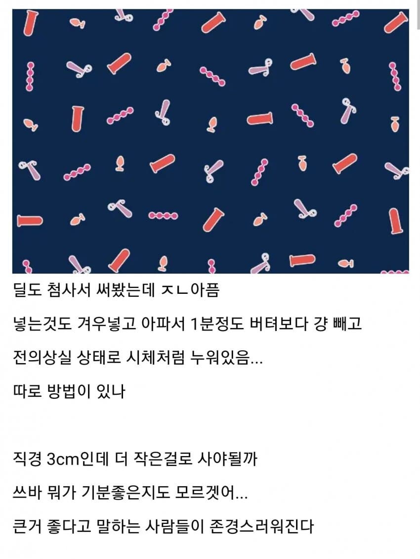 딜도 첨샀는데 아파서 실패함_2.jpg