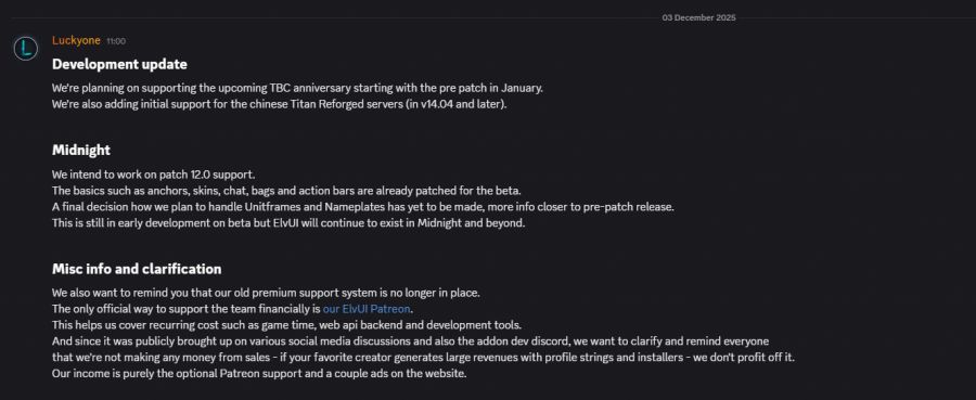 와우 ElvUI(엘브) 애드온 한밤에서 계속 개발할 예정_2.png
