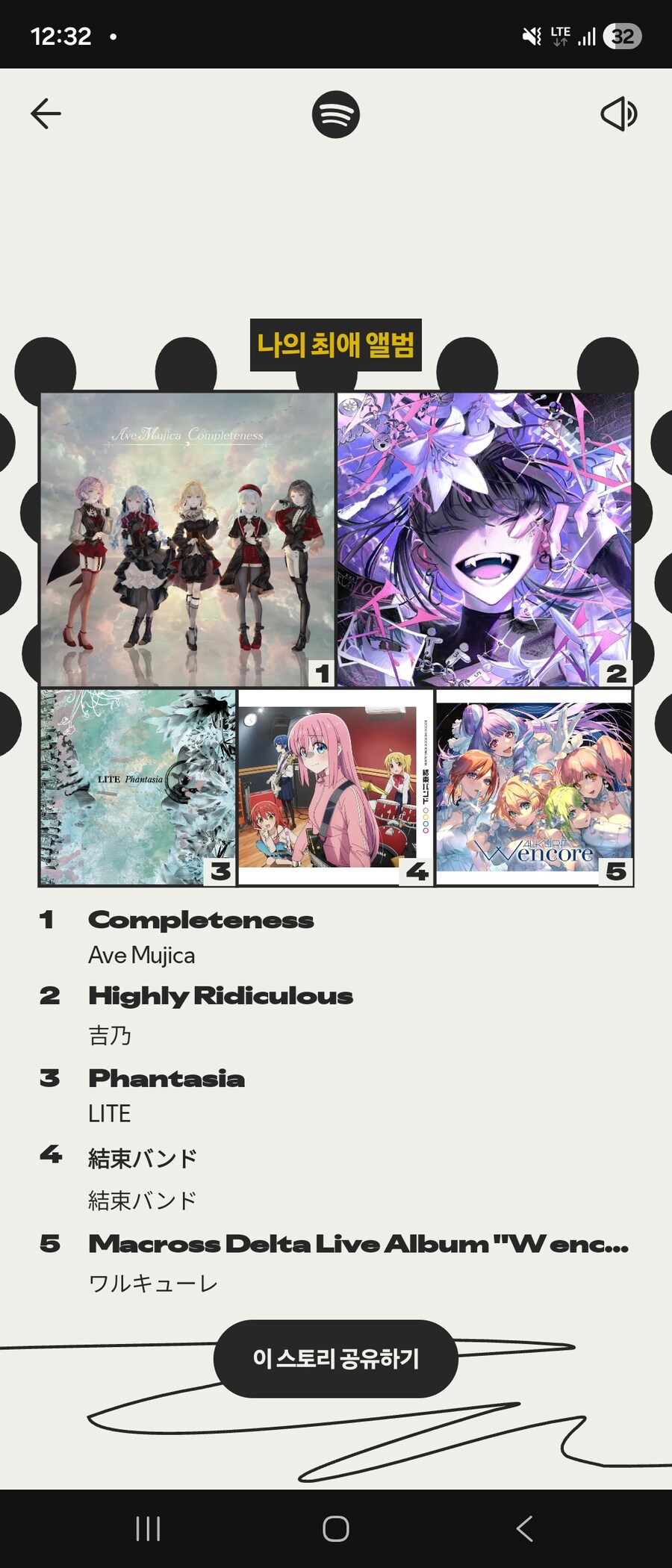 스포티파이) 연말 통계보는데 망했네 ㅋㅋㅋ_2.jpg