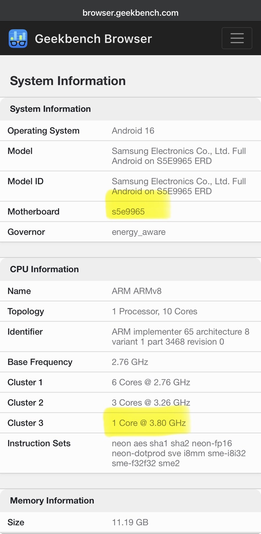 삼성 엑시노스 2600, 최신 긱벤치 점수 노출_2.jpg