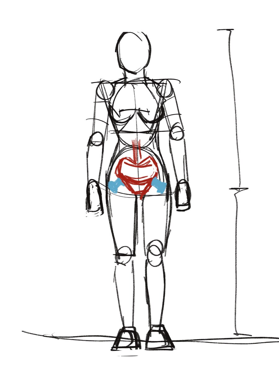 여자 몸매 비율 그린거 괜찬나 봐주세요_1.jpg