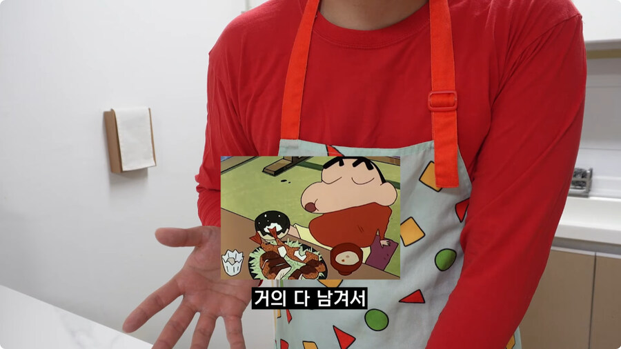 짱구는 못말려 남성용 돈까스 세트 100% 재현하기.jpg_6.jpg