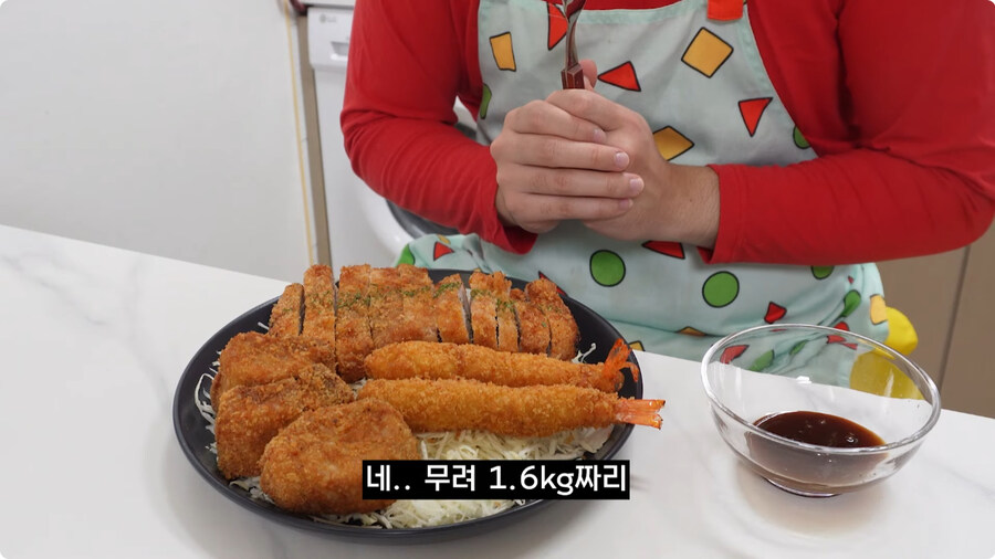 짱구는 못말려 남성용 돈까스 세트 100% 재현하기.jpg_74.jpg