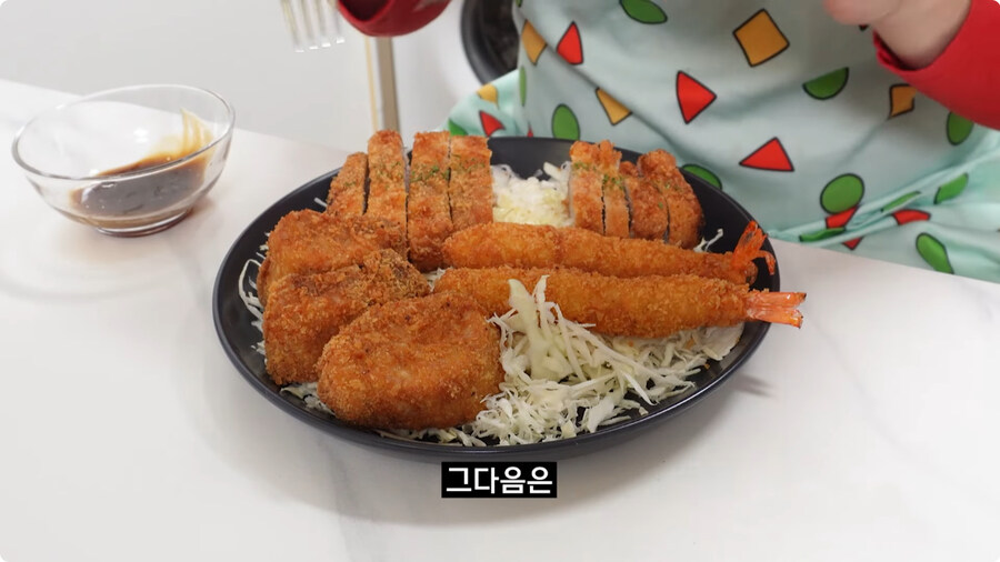 짱구는 못말려 남성용 돈까스 세트 100% 재현하기.jpg_81.jpg