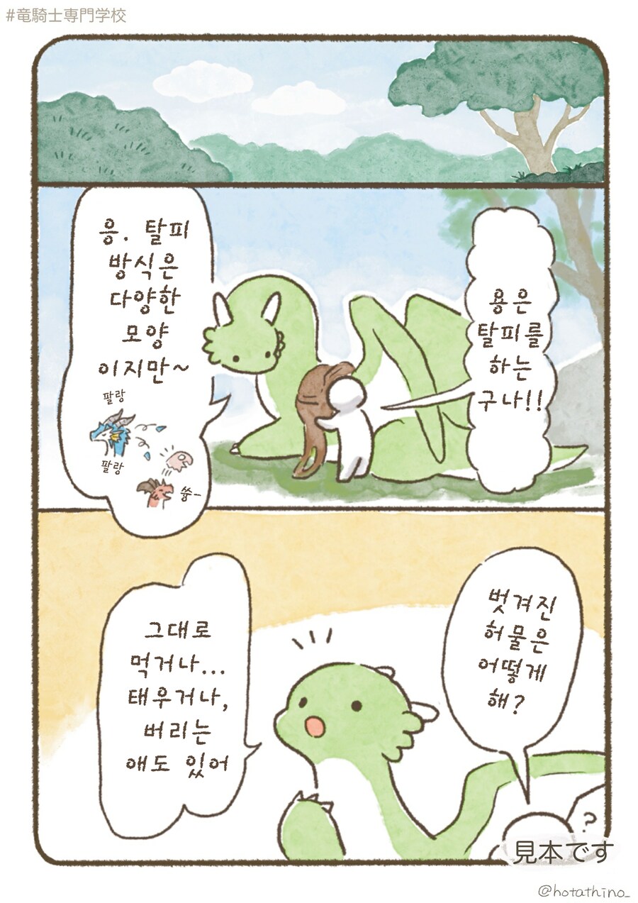 번역)용기사 전문학교, 용한테 자주 있는 일.manhwa_5.png