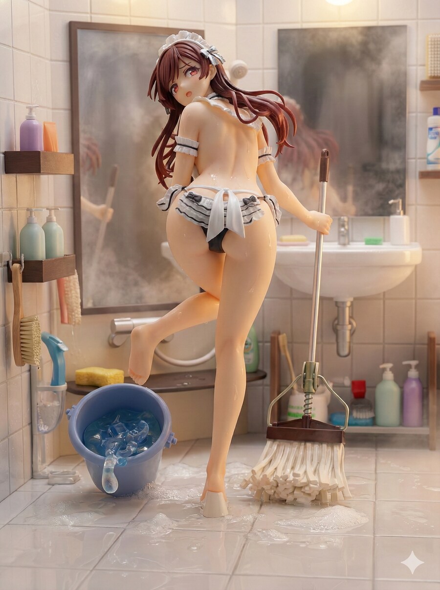 하코이리무스메 1/6스케일 여친 빌리겠습니다 미즈하라 치즈루 메이드 비키니Ver_10.jpg