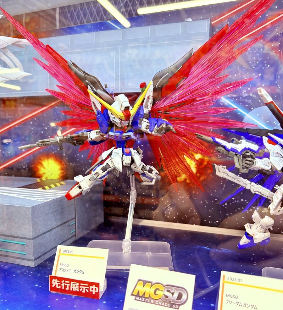 [반다이] MG 풀아머 ZZ 건담, MGSD 데스티니 건담 전시 이미지_2.jpg