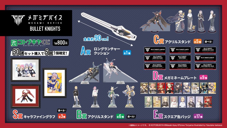 [코토부키야] 쿠지(뽑기) 메가미 디바이스 BULLET KNIGHTS_2.png