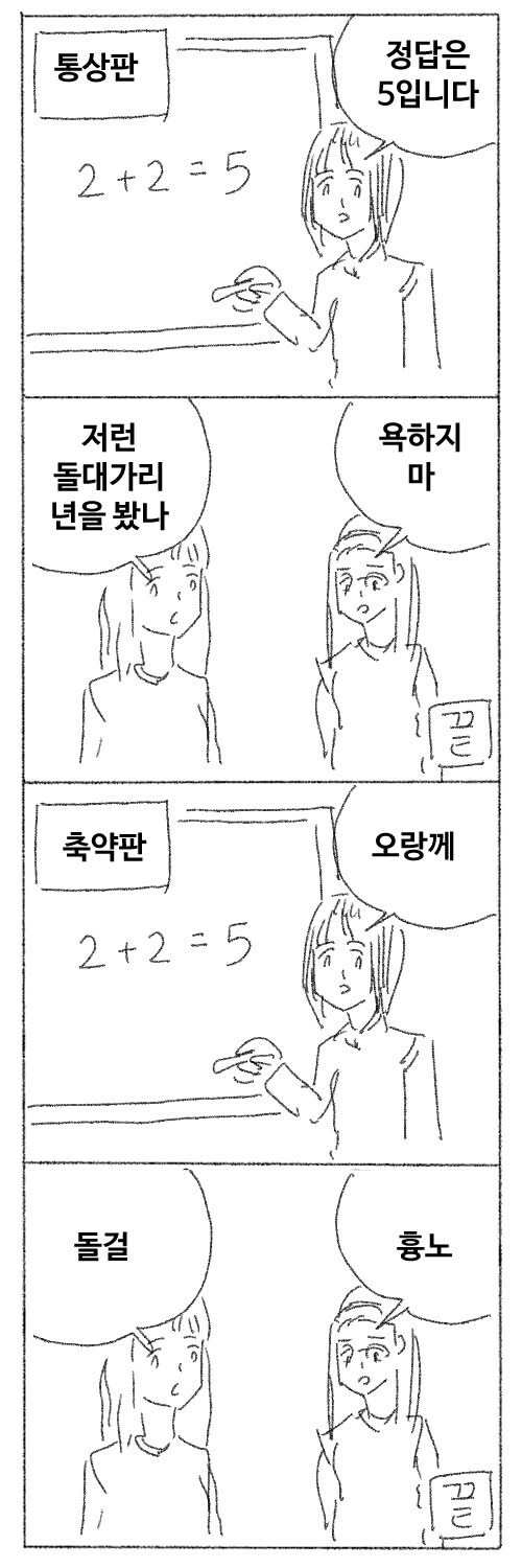 수학문제 틀린 친구 욕하는 여학생들_1.jpg
