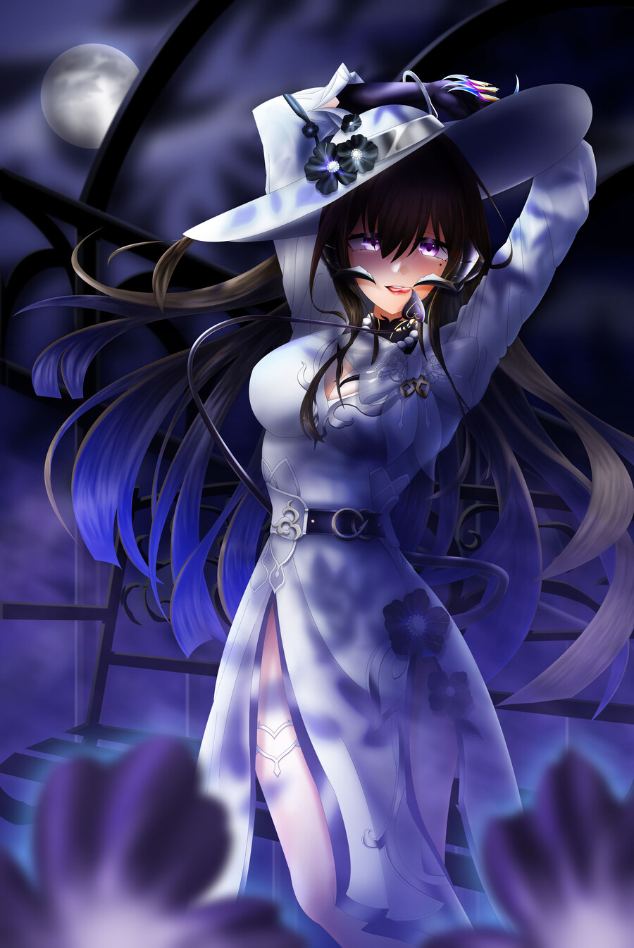 스타레일) 달밤의 달리아를 그려보았습니다._1.jpg