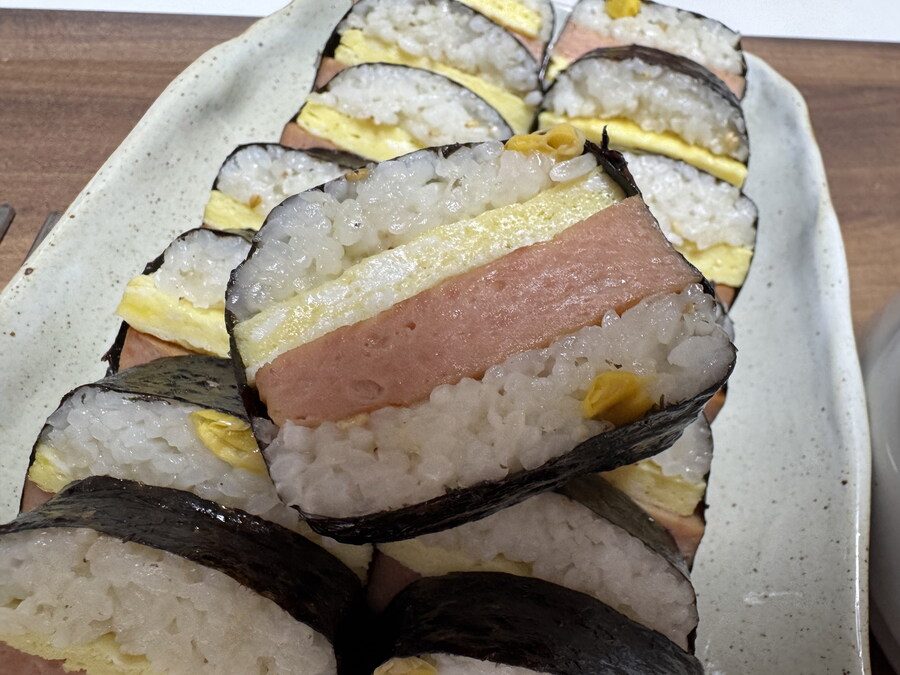 만들어 먹은 스팸무스비~~~_3.jpg