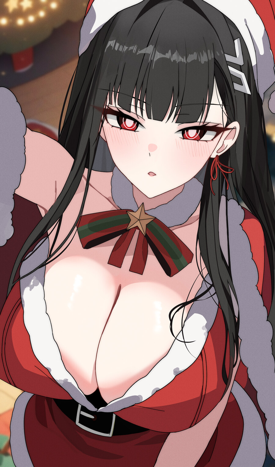 (블루아카) 산타복 입은 리오와 아스나_1.jpg